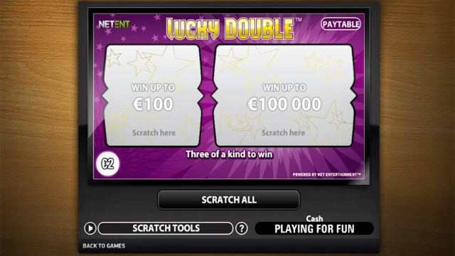 Игровой интерфейс Lucky Double 1