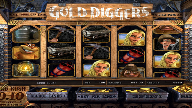 Игровой интерфейс Gold Diggers 8