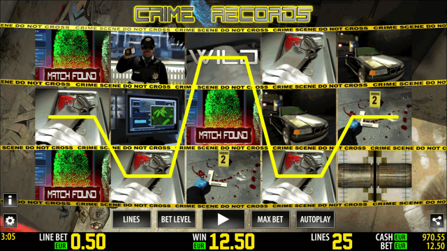 Бонусная игра Crime Records 2