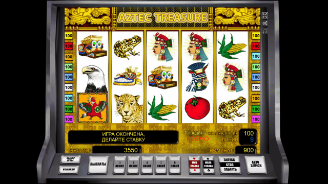 Игровой интерфейс Aztec Treasure 4