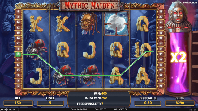 Бонусная игра Mythic Maiden 10