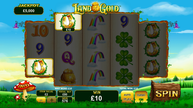 Игровой интерфейс Land Of Gold 10