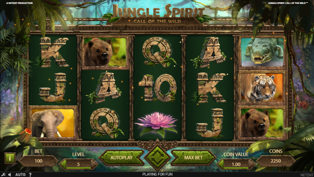 Характеристики слота Jungle Spirit: Call Of The Wild 10